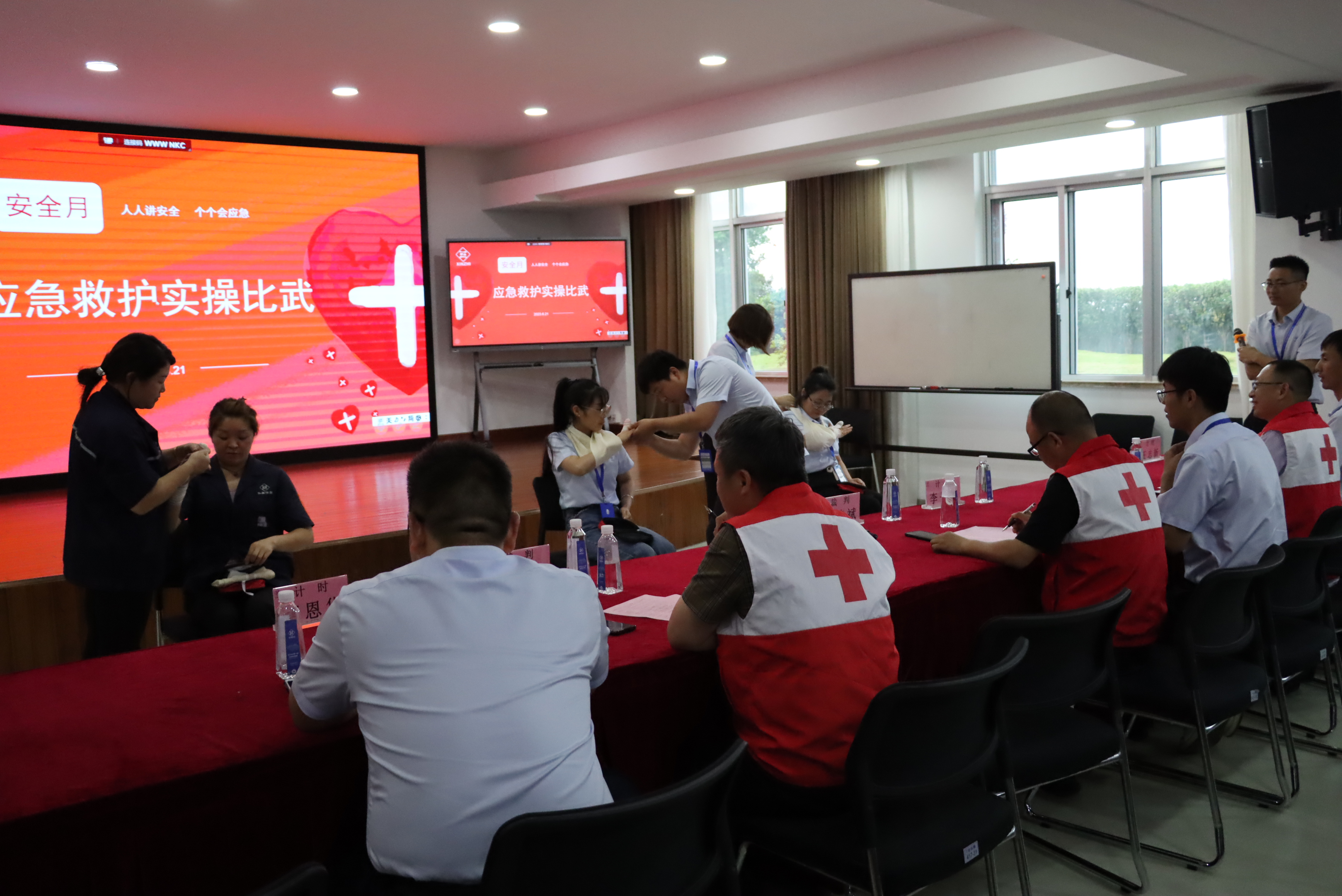 應(yīng)急救護比武